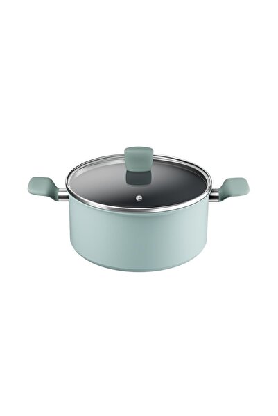TEFAL Halo Okaliptus Derin Tencere 24 Cm + Kapak