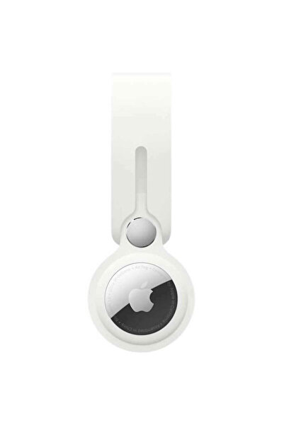 Apple Θήκη μπρελόκ σιλικόνης για AirTag σε λευκό χρώμα