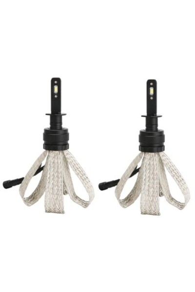 Xenon Bright Set de 2 faruri LED H1 pentru mașină, cip Cree de 40W, 4000 Lm, ...
