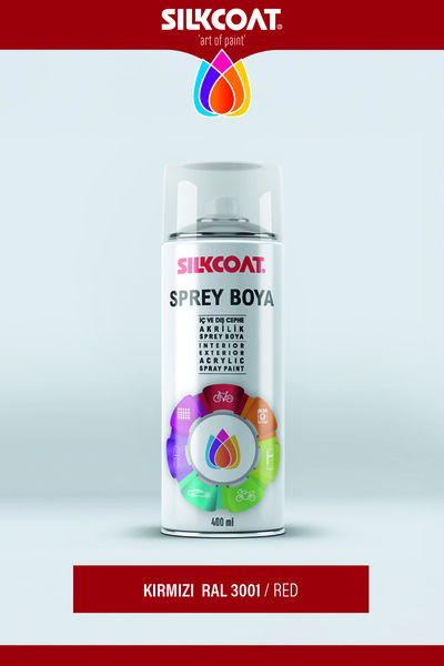 Silkcoat Premium Dekoratif Sprey Boya 400 ML – Mobilya, Duvar, Metal, Plastik...