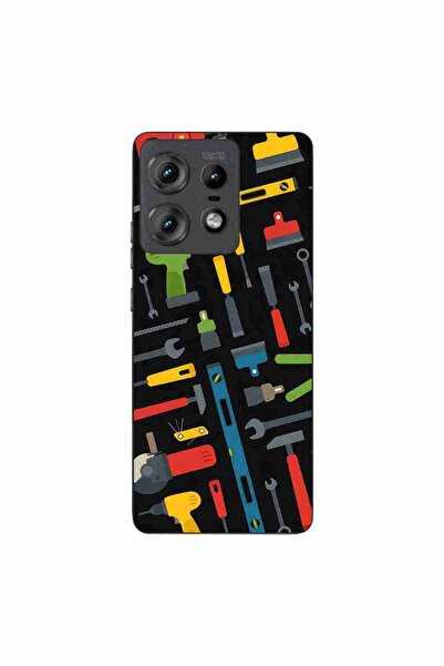 OEM Husa compatibila cu Motorola Edge 50 Pro Silicon Gel Tpu Model Unelte Pat...