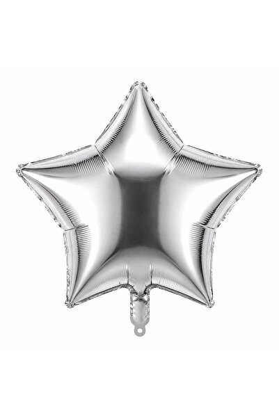 BeySüS Star Foil Balloon Silver (18 Inc)