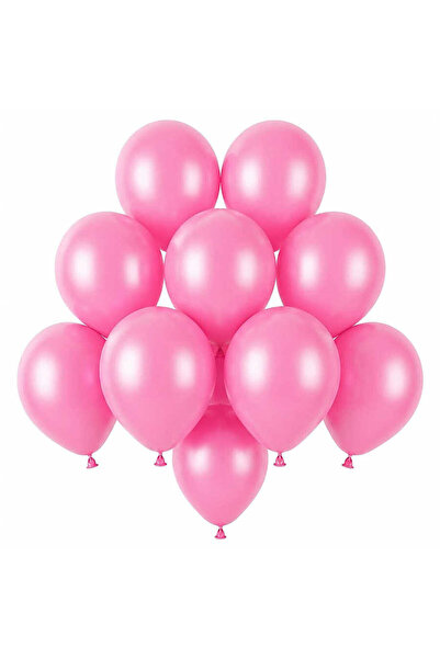 BeySüS Pink Color Latex Pastel Balloons (13 cm) - 10 Pieces