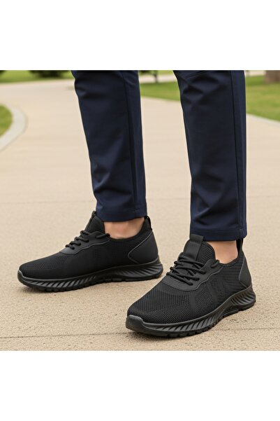 Modlet.ro Men's black lace-up sneakers DAN4