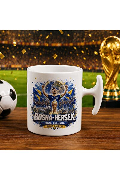 Bk Gift كأس هامر بتصميم كأس العالم لكرة القدم بتصميم مشجعي البوسنة والهرسك -3