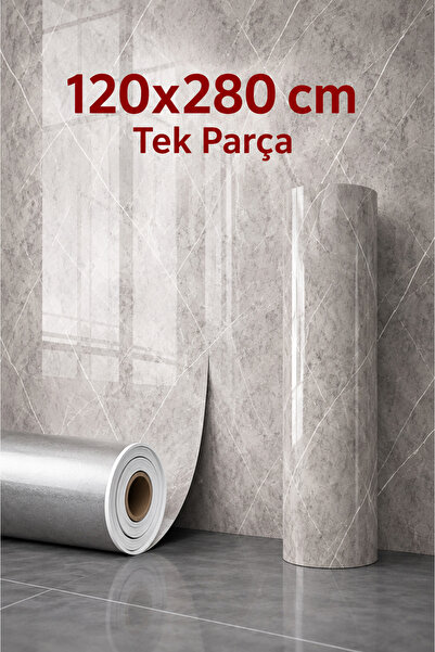 UKAB DEKOR 120x280 Cm Tek Parça Rulo Dekoratif Lüks Desen Kendinden Yapışkanl...