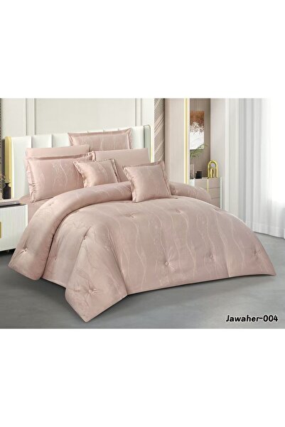 Asia Summer Plain Jacquard Double Bedspread 8 Pieces-