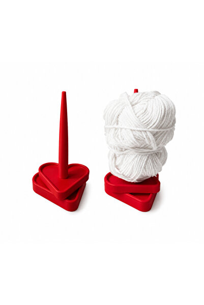 Baalaa Yarn Stand and Organizer - Rotatable Yarn Holder - Heart-Shaped Yarn S...