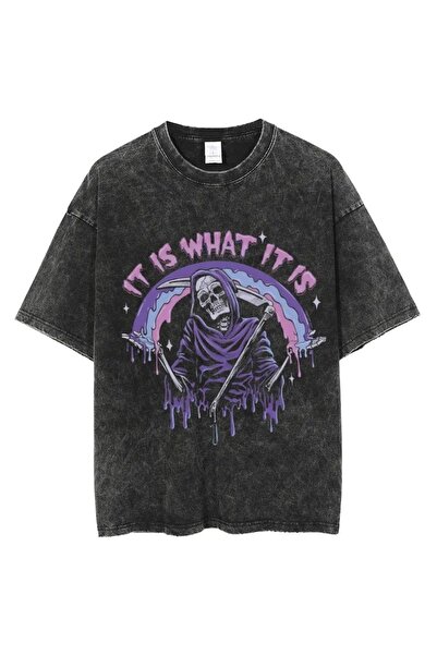 bellanova Unisex Oversize T-shirt με στάμπα Streetwear Άνετη εφαρμογή Daily P...