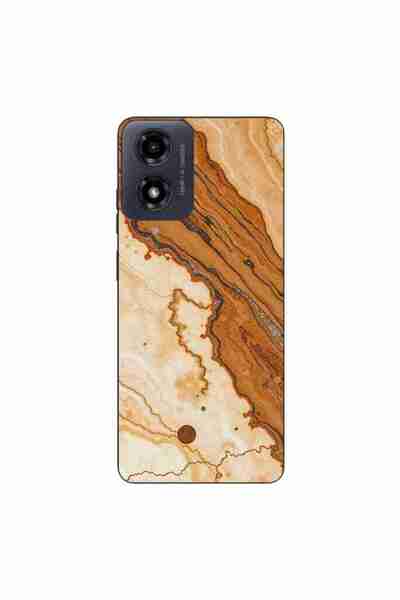 OEM Husa compatibila cu Motorola Moto G24 Silicon Gel Tpu Model Caramel Marbl...