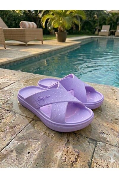 Behtah Kundura Unisex Cross Women's Beach Pool Sea Daily Slipper Home Beach B...