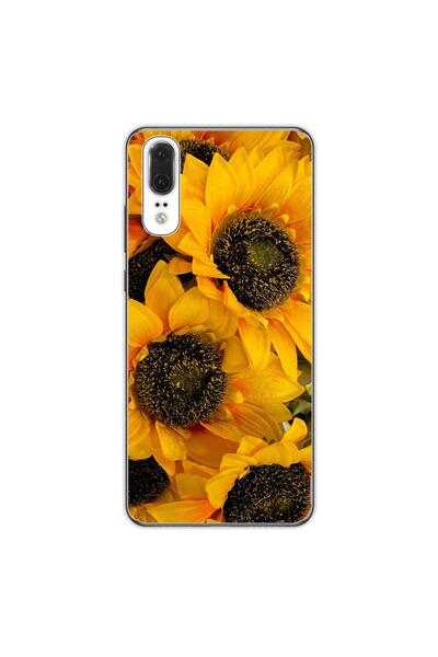 OEM Husa compatibila cu Huawei P20 Silicon Gel Tpu Model Floarea Soarelui