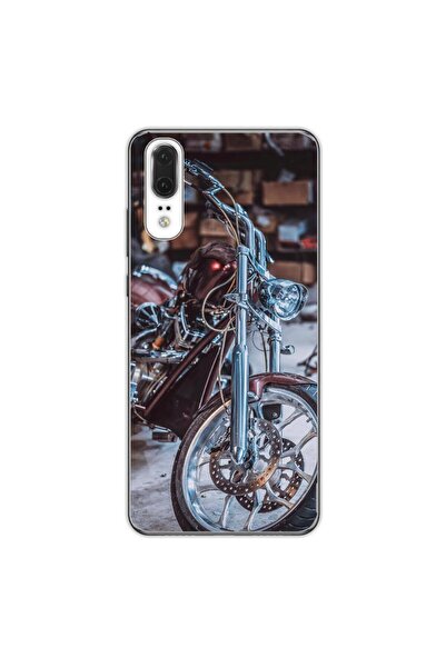 OEM Husa compatibila cu Huawei P20 Silicon Gel Tpu Model Harley Garage