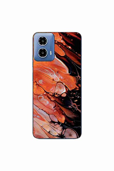 OEM Калъф, съвместим с Motorola Moto G34, силиконов гел TPU, с абстрактен дес...