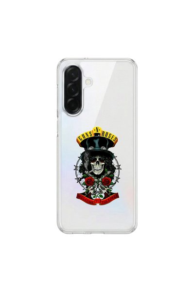 PPKin Samsung Galaxy A36 Compatible Metal 3 Design Transparent Case