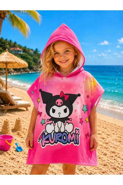 mirkidsclub Unisex Children's Poncho Towel Hooded Beach & Bath Towel 100% Cot...