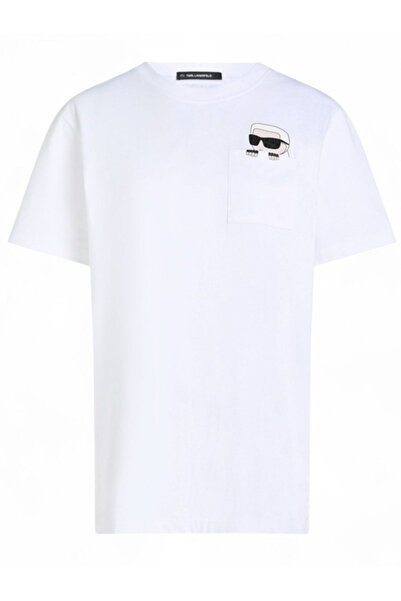 Karl Lagerfeld Γυναικείο Peak-A-Boo T-shirt Λευκό A1W17100-100 WHITE