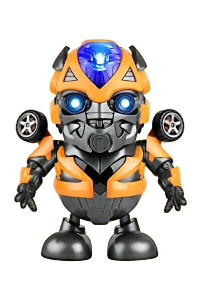 Retoys Dans Eden Bumblebee Işıklı Müzikli Dansçı Robot Bumble Bee Transformers 20 Cm