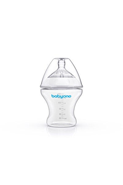 Babyono Biberon anti-colici pentru alăptare 180 ml