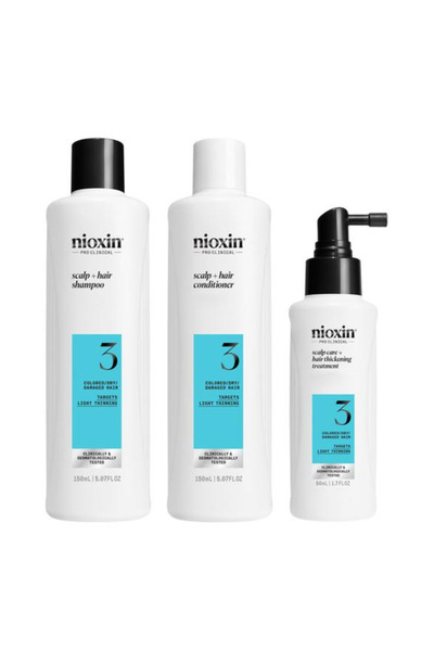 Nioxin Set Produse Profesionale de Par Impotriva Ruperii pentru Par Vopsit sa...