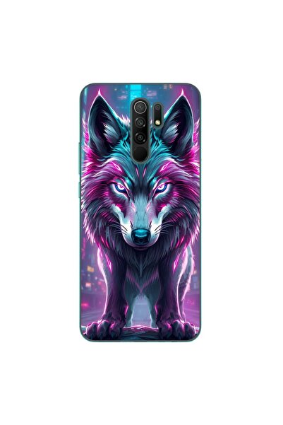 OEM Husa compatibila cu Xiaomi Redmi 9 Silicon Gel Tpu Model Cyberpunk Wolf