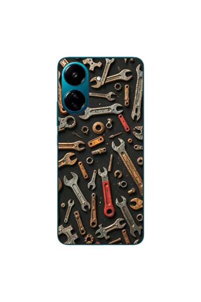 OEM Калъф, съвместим с Xiaomi Redmi 13C 4G, силиконов гел TPU модел с десен н...