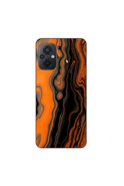 OEM Husa compatibila cu Xiaomi Poco M5 Silicon Gel Tpu Model Metallic Lava Fl...