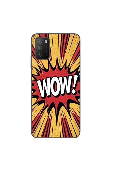 OEM Husa compatibila cu Xiaomi Poco M3 Silicon Gel Tpu Model Comic Book WOW Text