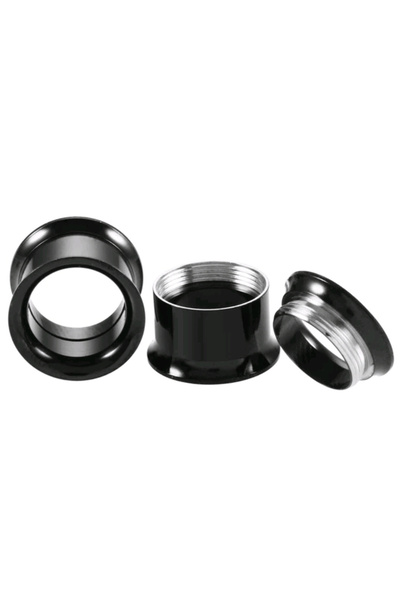 AMALFİ Σκουλαρίκια Piercing, Αξεσουάρ, Σκουλαρίκια Διαστολής, Μαύρο