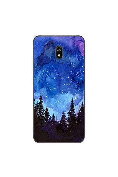 OEM Case compatible with Xiaomi Redmi 8A Silicone Gel Tpu Model Night Forest