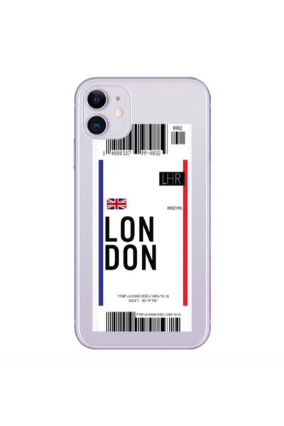 Other Apple iPhone 11 London Arrival Transparent Silicone TPU Θήκη