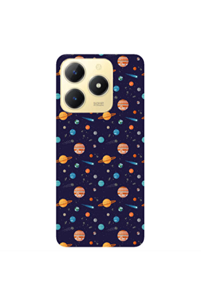 Other Realme C61 Planets Transparent Silicone TPU Θήκη