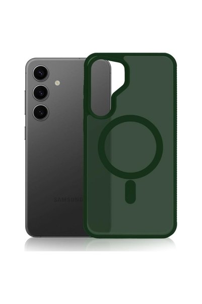 3MK Husă Smoke MagCase pentru iPhone 17 Pro Max, MagSafe, Verde