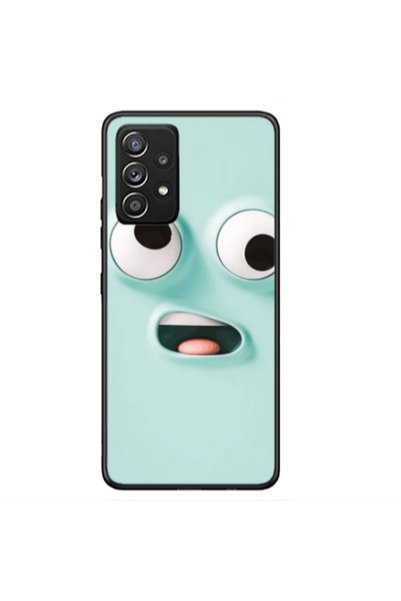 Other Samsung A72 Strange face Black Glossy Θήκη