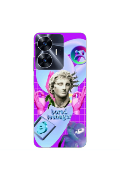 Other Realme Note 50 Bored Teenager Transparent Silicone TPU Θήκη