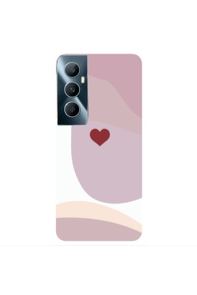 Other Realme C65 Wavy Heart Transparent Silicone TPU Θήκη