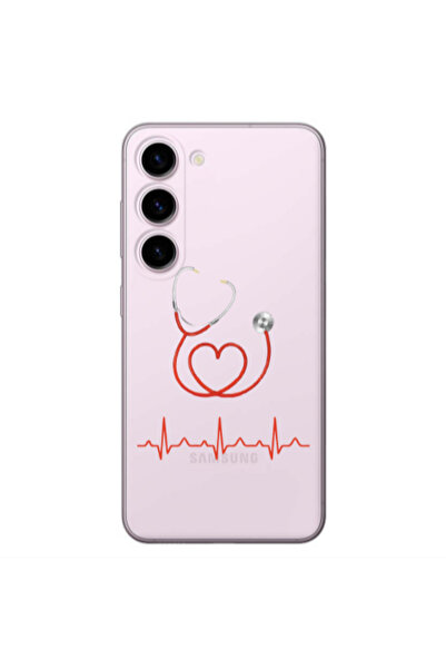 Other Samsung S23 Plus Stethoscope Transparent Silicone TPU Θήκη