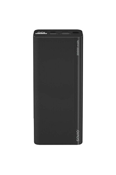 Savio Baterie externă BA-05 Power bank, 20000 mAh, Încărcare rapidă, Power De...
