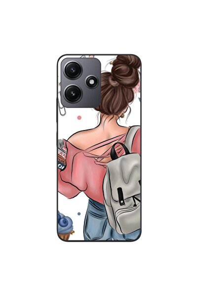 OEM Husa compatibila cu Xiaomi Redmi 12 5G Silicon Gel Tpu Model Girl Fashion...