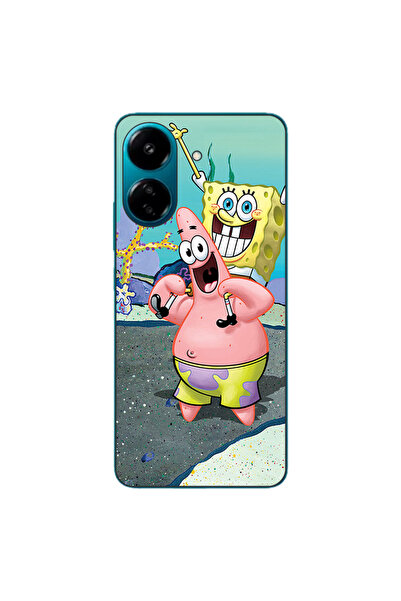 OEM Θήκη συμβατή με Xiaomi Redmi 13C 4G από σιλικόνη gel TPU με σχέδιο Σφουγγ...