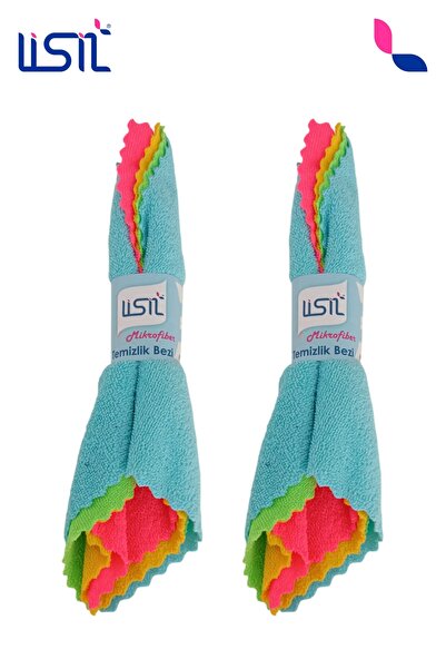 LİSİL 4'lü Mikrofiber Dürüm Bez | 2 Adet | 30x30 | Tüm Yüzeyler İçin
