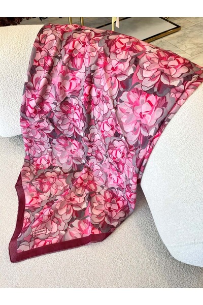 Modario Si̇yane Natural Scarf Pattern 1 - 6