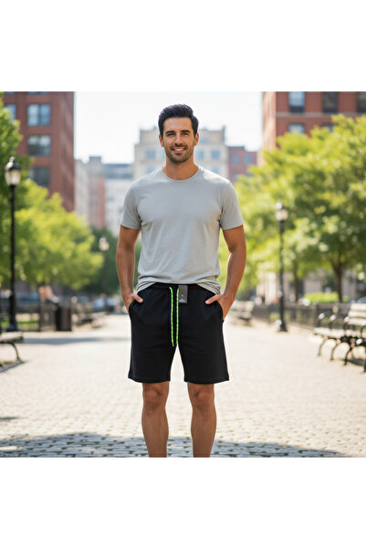CRIVIT Men's Black Cotton Sweat Shorts - NWT