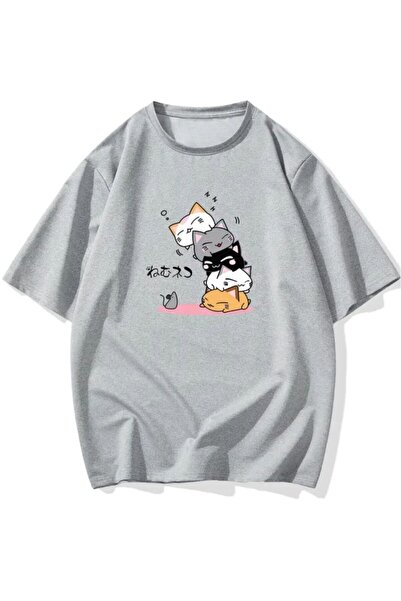 ZEMLİYA Unisex Oversize Sporty Special Design Printed