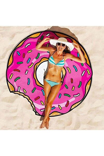 Generic Burritos Wrap Blanket Round Beach Towel Burritos Blanket Microfiber D...