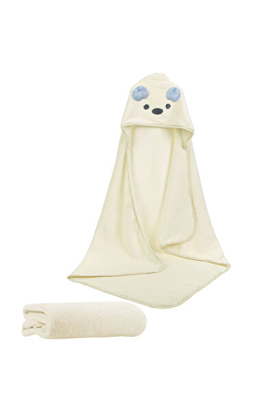 STAR BABiES - Microfiber Hooded Towel White - Design May Vary