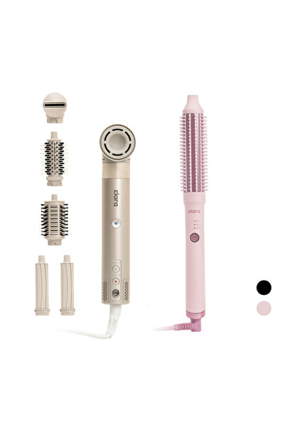 Clara All-In-One Hair Styling Kit - Multi-Use Hair Dryer with Slim Thermal Br...