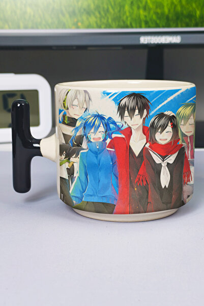 ZipZap Kagerou Project Anime Printed Ceramic Luxury Mug (1 Piece) T-Shaped Sp...