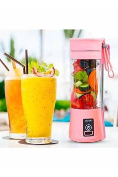 DLC Portable and Rechargeable Personal Size Smoothie Blender, 380ml Capacity,...