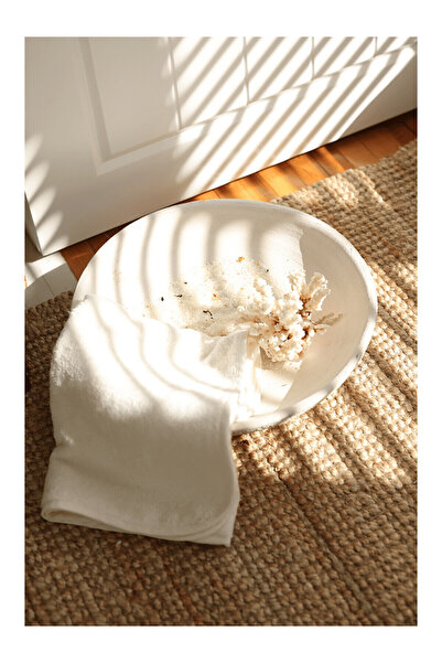 LC Waikiki Nevavm Farkıyla Bamboo Bath Towel 70X140 cm Ecru